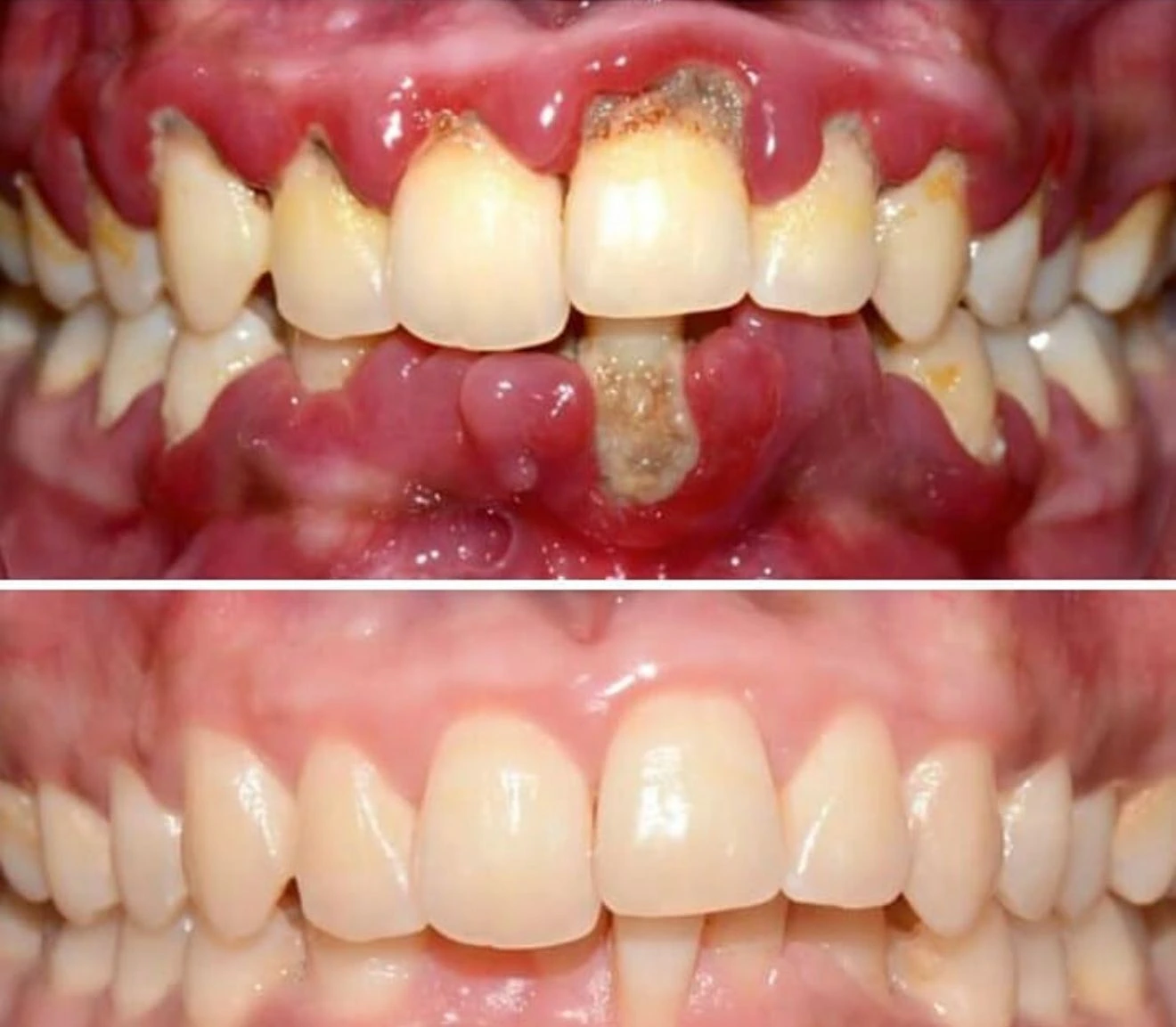 Dentist smiling with patient